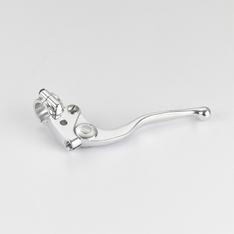 Kustom Tech Grimeca Clutch Lever Assembly For 1 Inch Handlebars In Polished Finish (20-220)