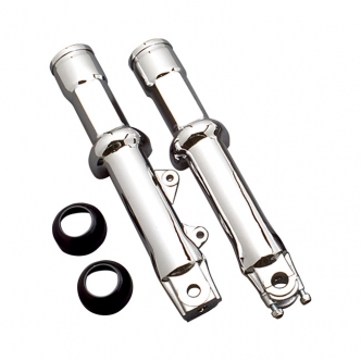 DOSS Dual Disc Lower Fork Legs in Polished Finish For 1984-1999 FXST Softail (Excluding FLST) Models (ARM180109)