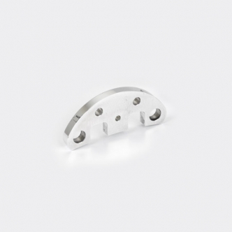 Kustom Tech Mid Spacer For 2 Piston Caliper In Polished Finish (03-022)