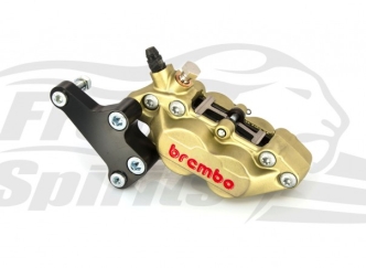 Free Spirits Front 4 Piston Brake Caliper In Gold For Triumph Street Cup Models (303819)