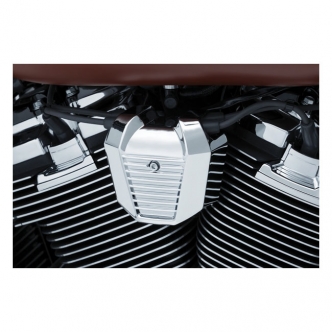 Kuryakyn Precision Coil Cover In Chrome Finish For Harley Davidson 2018-2023 Softail Models (6466)