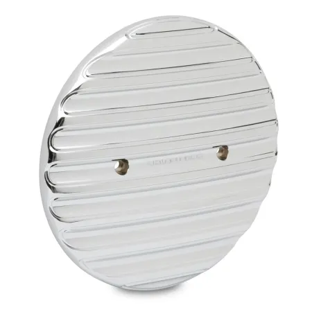 Arlen Ness Finned Derby Cover In Chrome Finish For 2014-2018 Indian Motorcycles (Excludes Scouts) (I-1177)