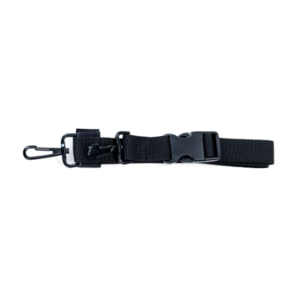 Kuryakyn Replacement Double Snap Hook Luggage Mounting Strap In Black (5215)