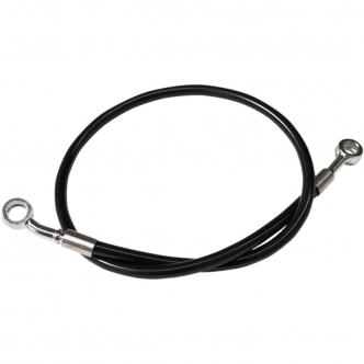 LA Choppers Replacement Brake Line in Black Vinyl Finish For Stock Length Handlebars For 2015-2020 Scout/Scout Sixty/Bobber Without ABS Models (LA-8400B08B)