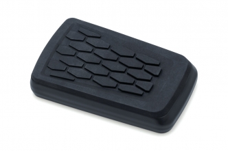 Kuryakyn Hex Brake Pedal Pad In Satin Black Finish For Harley-Davidson FL Motorcycles (5915)