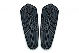 Kuryakyn Spear Floorboard Inserts In Satin Black For Indian Motorcycles (5651)