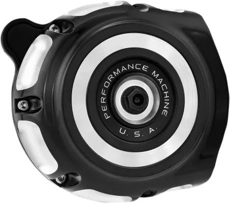 Performance Machine Vintage Air Cleaner in Contrast Cut Finish For 2014-2019 Indian Chieftain Models (0206-2133-BM)