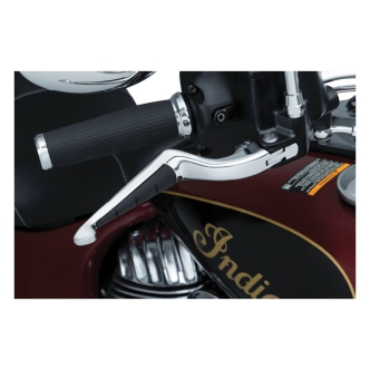 Kuryakyn ISO-Levers In Chrome Finish For 2014-2017 Indian Models (Except Scout Motorcycles) (5738)