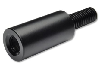 Kellermann Flexible Rubber Adapter Extension M8x30mm Black (Sold Each) (123.630)