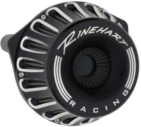Rinehart Moto Series Inverted Air Cleaner In Black For 2017-2023 M8 Touring Models & 2018-2023 M8 Softail Models (910-0100)