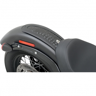 Drag Specialties Gator Fender Bib in Black Finish For 2018-2023 Softail Models (1405-0280)