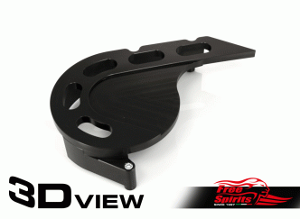 Free Spirits Sprocket Covers in Black Finish For Indian Scout Models (107514)