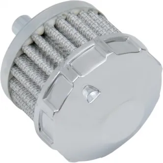Drag Specialties Replacement Filter With Chrome Top Finish (35-0312A-BC142)