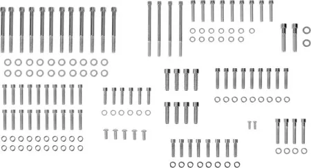 Drag Specialties Smooth Engine Bolt Kit Allen Head Chrome For 2017-2020 FLHT/FLHR/FLHX/FLTRX/FLTRU/FLHTCUTG/FLRT Models (MK775S)