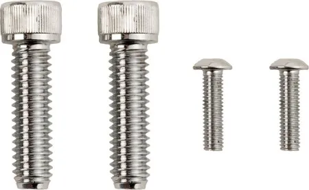 Drag Specialties Knurled Rear Brake Control Bolt Kit Allen Head Chrome For 2017-2023 All M8 Models (MK785)