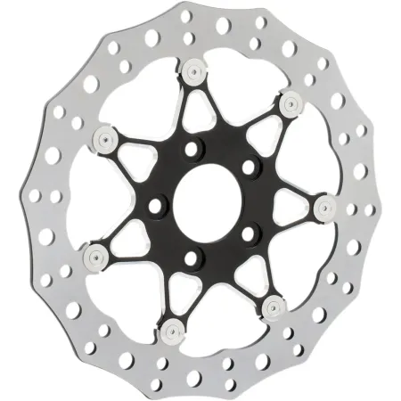 Arlen Ness Brake Rotor Procross Wheel 11.8 Inch Front in Black Finish For 2014-2022 Sportster, 2008-2023 Touring, 2015-2024 Softail & 2006-2017 Dyna Models (33-10101-202)