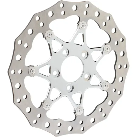 Arlen Ness Brake Rotor Procross Wheel 11.8 Inch Front in Chrome Finish For 2014-2022 Sportster, 2008-2023 Touring, 2015-2024 Softail & 2006-2017 Dyna Models (33-10102-202)