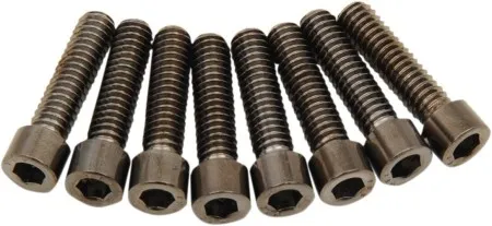 Drag Specialties Lifter Block Bolt Kit Smooth Socket Head Black For 2017-2023 M8 Models (MK776SBK)