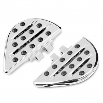 Arlen Ness Deep Cut Passenger Floorboards In Chrome Finish For 2014-2018 Indian Chief, Chieftain, Springfield & Roadmaster Motorcycles (P-3007)