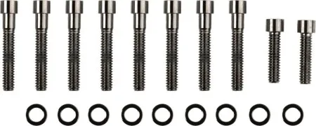 Drag Specialties Transmission Side Cover Bolt Kit Smooth Socket Head Black For 2017-2020 FLHT/FLHR/FLHX/FLTRX/FLTRU Models (MK782SBK)