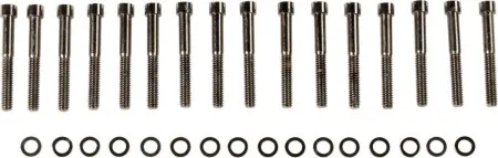 Drag Specialties Primary Cover Set Smooth Black Chrome Socket-Head For 2004-2022 XL Models (MK685SBK)