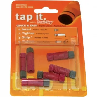 Custom Dynamics Posi-Lock Wire Connector Red 6 Pack (604)