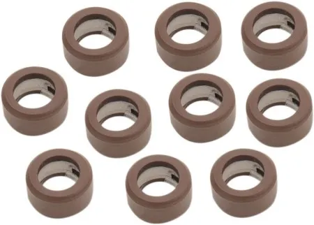 Drag Specialties Lower Fitting Seals With Ferrule (10-Pack) For Oil Line (74922H4)