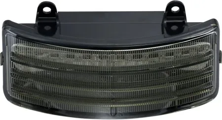 Custom Dynamics ProBEAM Smoke Dual Intensity LED TriBAR Fender Light For Canadian Harley Davidson 2010-2020 Touring Models Only (PB-TRI-5-SMOKE)