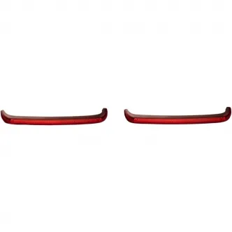 Custom Dynamics Standard Low Profile Bagz Saddlebag Lights With Red Lens For Harley Davidson 1997-2013 Touring Models (CD-LP-HD-R)