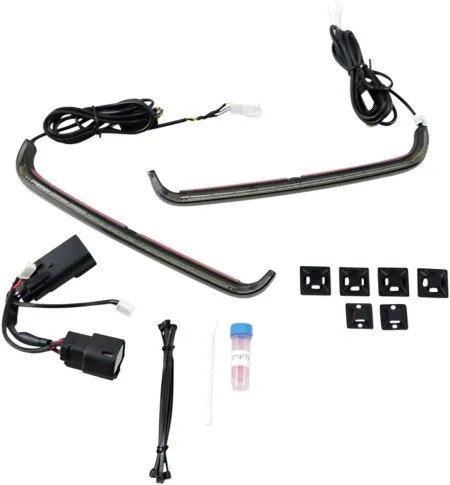 Custom Dynamics Light Bagz With Smoked Lens 12V For 2009-2013 Touring Models (CD-LP-SS8-S)