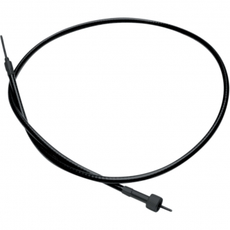Motion Pro Blackout Speedometer Cable 39 Inch in Black Finish For 1990-1998 Touring Models, 1987-1995 Softail, 1991-1994 Dyna Models (06-2011)