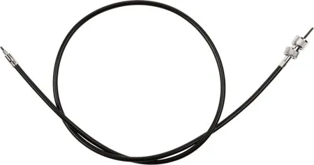 Drag Specialties Speedo Cable 46.5 Inch in Black Vinyl Finish For 1984/1986-1992 FXRT, 1986 FXRD, 1987-1992 FXRT, 1986 FXWG, 1973-Early 1984 XLS Models (4390200B)
