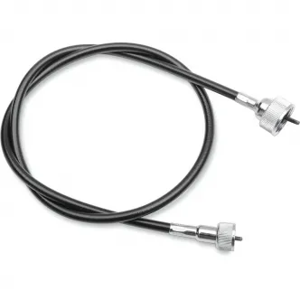 Drag Specialties Speedo Cable 53 Inch in Black Vinyl Finish For Mini Speedo And 12mm Speedo Heads (4390400B)
