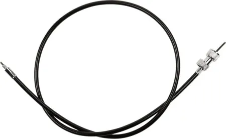 Drag Specialties Speedo Cable 42-1/8 Inch in Black Vinyl Finish Special Length (4390500B)
