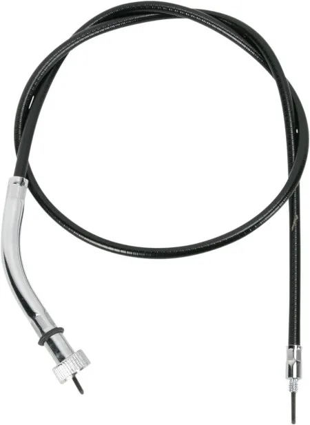 Drag Specialties Speedo Cable 41.5 Inch in Black Vinyl Finish For 1996-1998 FLHTC, 1990-1994 FXRS-SP Models (4391200B)