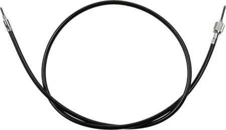 Drag Specialties Speedo Cable 44.5 Inch in Black Vinyl Finish Extra Length (4390800B)