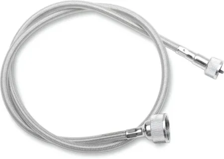 Drag Specialties Speedo Cable 53 Inch in Stainless Steel Finish For Mini Speedo And 12mm Speedo Heads (5390400B)