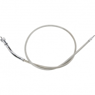 Drag Specialties Speedo Cable 41.5 Inch in Stainless Steel Finish For 1996-1998 FLHTC, 1990-1994 FXRS-SP Models (5391200B)