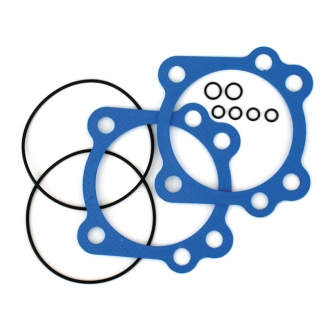Genuine James Base & Head Gasket Set Big Bore .036 Inch Blue PTFE, 3-7/8 Inch Bore For 1999-2017 95 Inch / 103 Inch TCA/B (Excluding Twin Cooled) Models (16787-99-X)