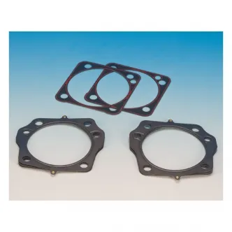 Genuine James Head & Base Gasket Set (MLS) For 1984-2017 S&S 4-1/8 Inch Engines (Excluding Twin Cooled) Models (16787-4125-K)