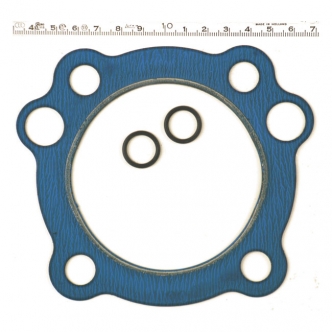 Genuine James Cylinder Head Gasket .045 Inch Graphite With Fire-Ring, Final Crush .041 Inch, Stock 3-1/2 Inch Bore For 2008-2012 XR1200 Models (Packs of 5) (16771-08)