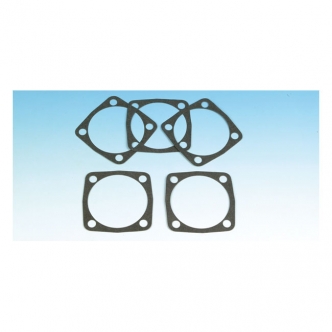 Genuine James Cylinder Base Gasket FR/RR Paper For 1972 up XR750 Models (Packs of 10) (16774-72-R)