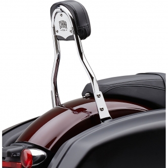 Cobra Detachable Round Backrest in Chrome Finish For 2018-2021 FLSB Models (602-2011)