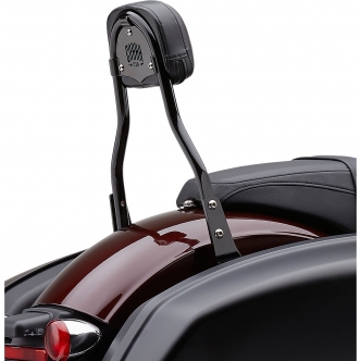 Cobra Detachable Round Backrest in Black Finish For 2018-2021 FLSB Models (602-2011B)