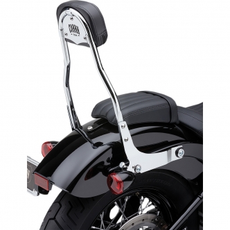 Cobra Detachable Round 14 Inch Backrest Kits in Chrome Finish For 2018-2021 FLHC/FLHCS Models (602-2010)