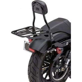 Cobra Detachable Round 14 Inch Backrest Kit in Black For 2004-2020 XL Models (602-2005B)