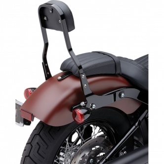 Cobra Detachable Square 14 Inch Backrest Kit in Black Finish For 2018-2021 FLHC/FLHCS Models (602-2050B)
