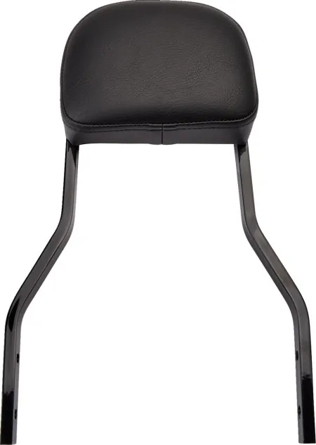 Cobra Detachable Square 14 Inch Backrest Kit in Black Finish For 2000-2005 FXST/S/B, 2000-2006 FLSTF, 2000-2017 FLSTC, 2007-2017 FLSTN, 2000-2003 FLSTS Models (602-2041B)