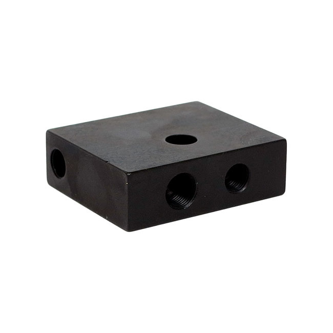 Goodridge Brake Tee Front 3/8-24 IF Threads Black for Harley Goodridge Brake Tee Front 3/8-24 IF Threads Black for Harley