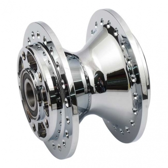 DOSS Front Wheel Hub Diabolo Style in Chrome Finish For 2004-2005 FXD Models (ARM642199)